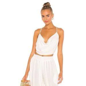 Polina Solid 70s Cowl Neck Cami - Indah